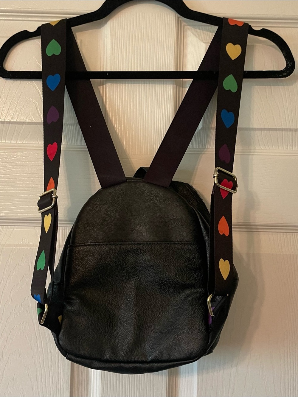 Betsey Johnson Black Heart Leather Bag - Picture 6 of 6